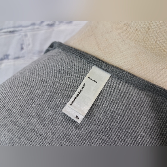 American Apparel Women's Dress Above Knee Mini Skirt Deep V XS *MINT CONDITION* - Picture 2 of 13